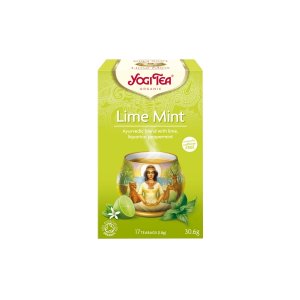 Yogi Tea Lime Mint | Ceai organic de lime, lemn dulce & menta | 17 plicuri