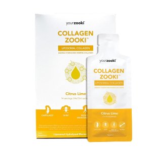 YourZooki Collagen 5000 mg Citrus Lime 14 x 15 ml | Colagen lipozomal