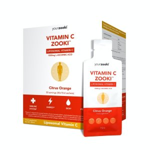 YourZooki Vitamin C 1000 mg Citrus Orange 30 x 15 ml | Vitamina C lipozomală