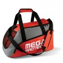Geanta pentru sala Mega Proteine | | Gym bag (Rosie / Gri)