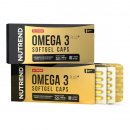 Nutrend Omega 3 Plus Vitamin D 120 Softgel Caps | Ulei de peste